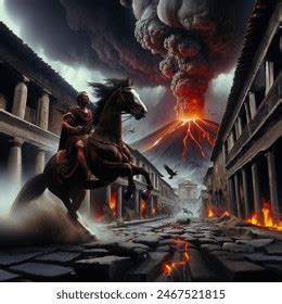 The Last Days of Pompeii!  a Dramatic Spectacle Featuring an Erupting Volcano and Star-Crossed Lovers!